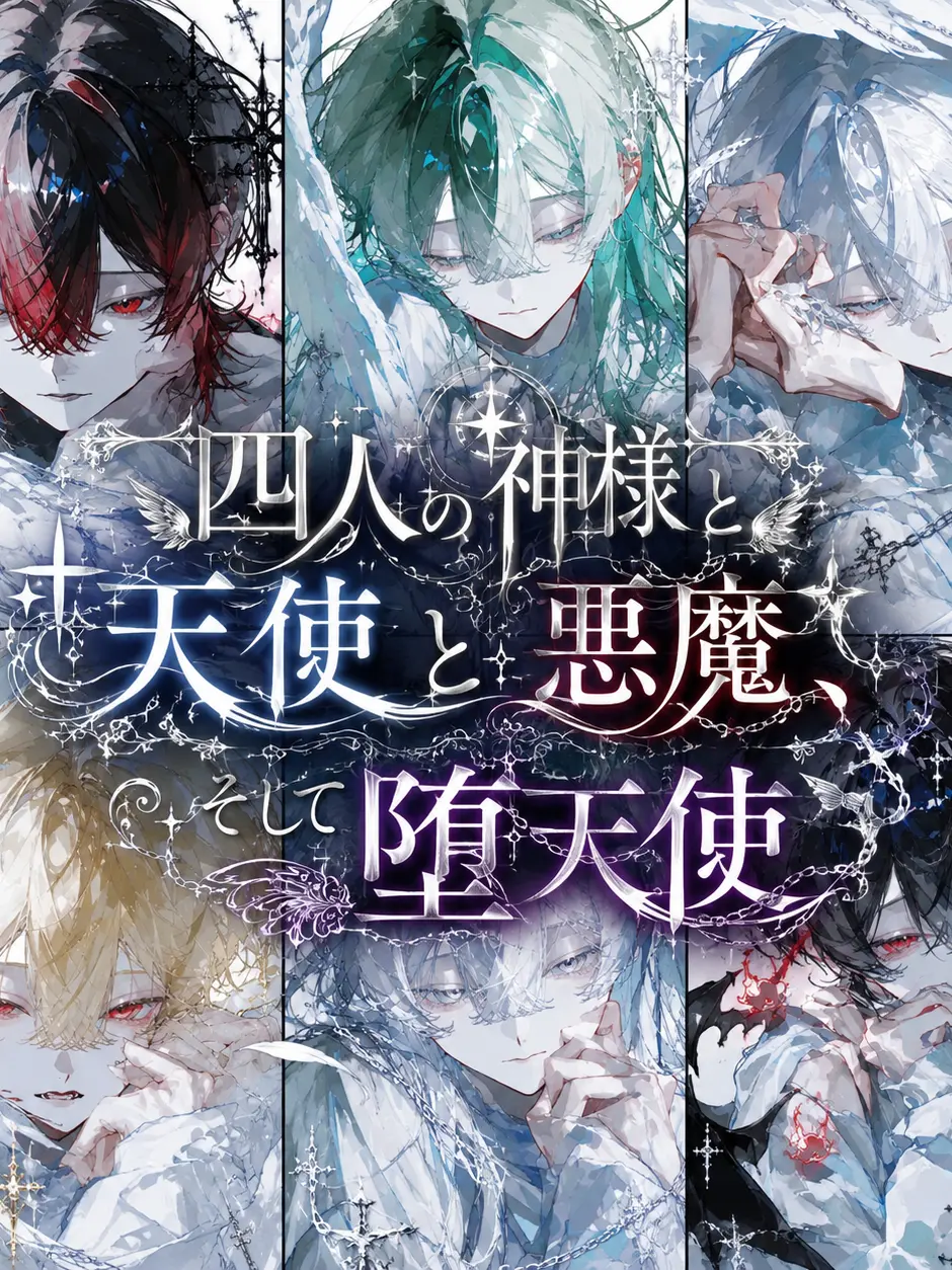 RRA의 四人の神様と天使と悪魔、そして堕天使。