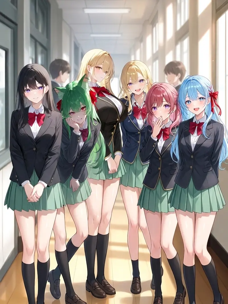Uzmint555의 とある女の子達に絡まれた！