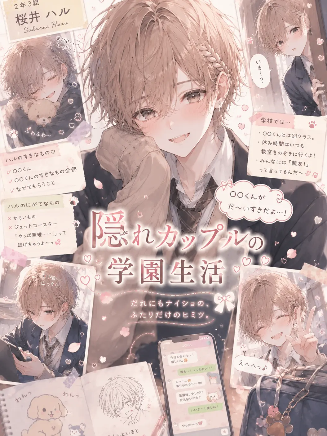 LesserKoala7773의 隠れカップルの学園生活