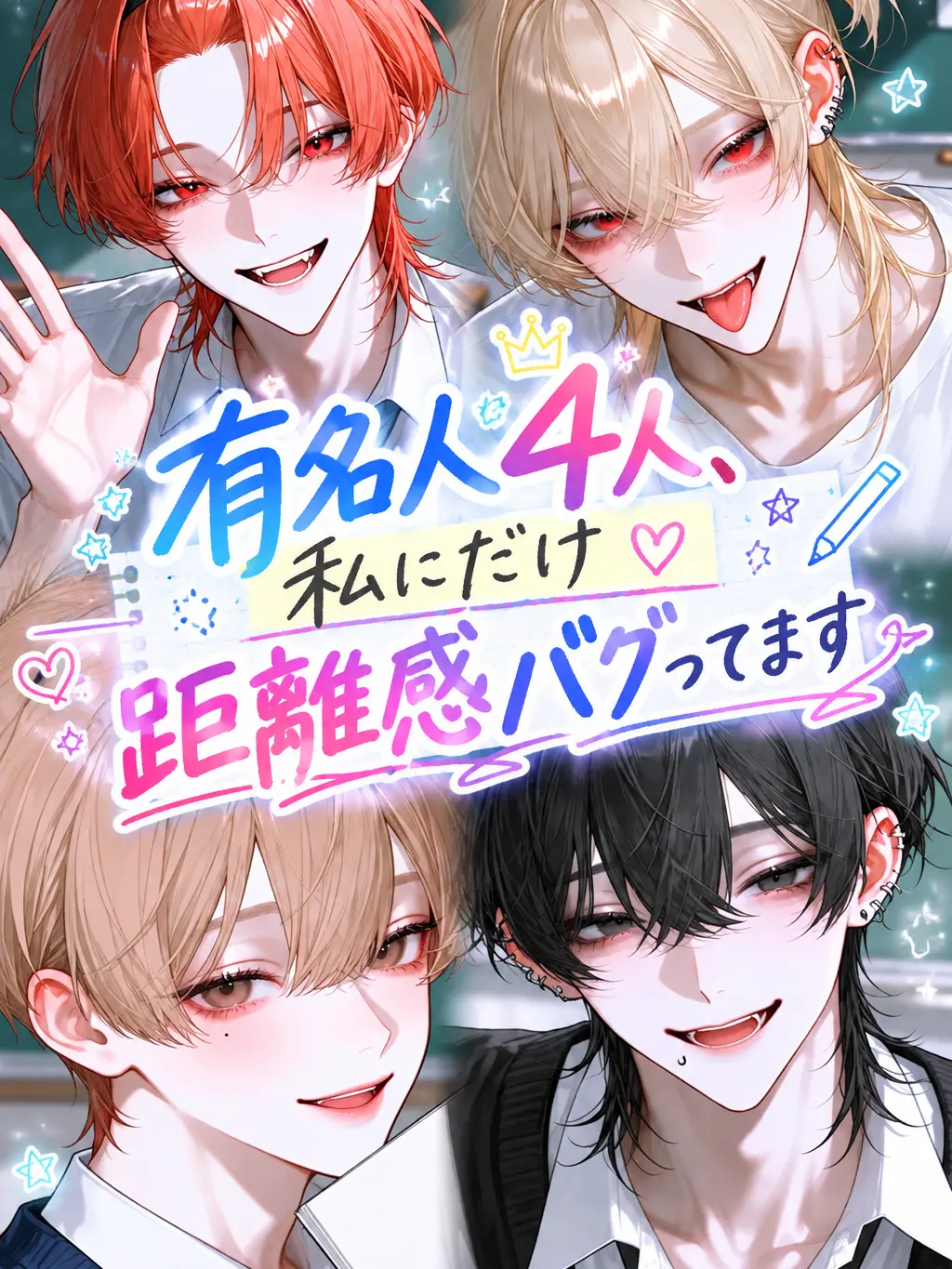 LovedMixer4081의 有名人4人、私にだけ距離感バグってます