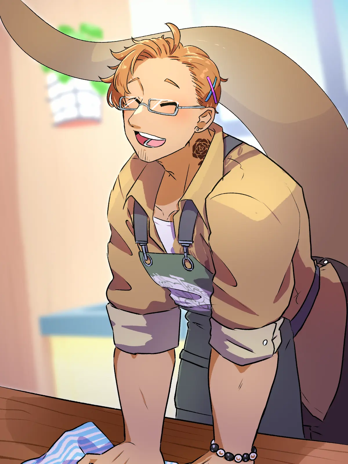 rikya의 Ex-Delinquent Dinosauroid Cafe Owner