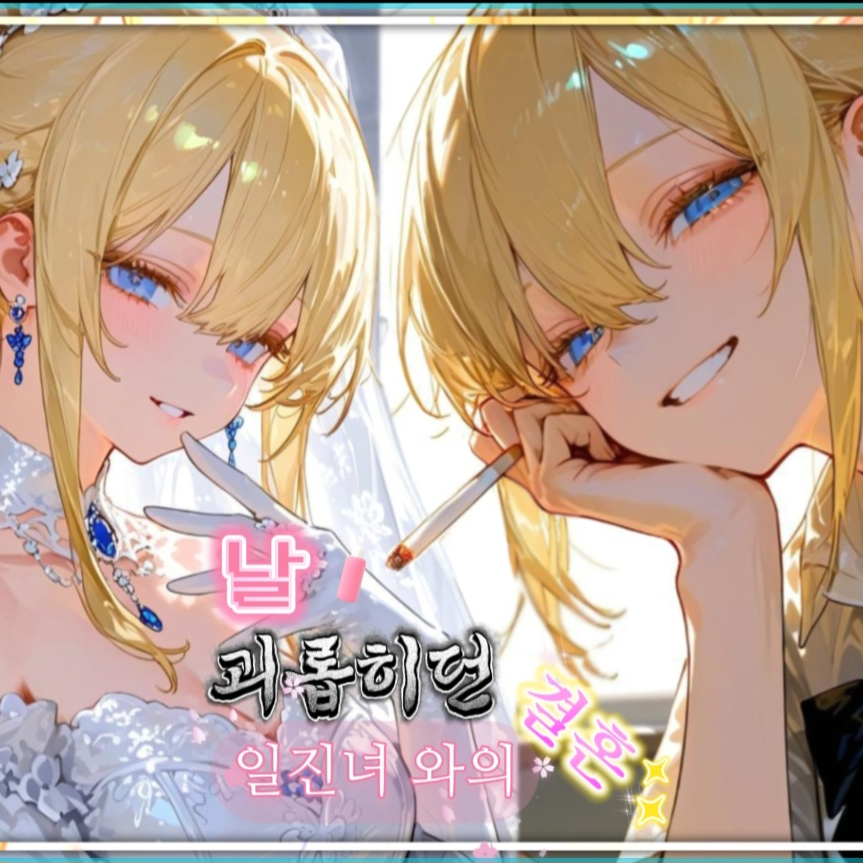 날 괴롭히는 일진녀와의 결혼식 대표 이미지