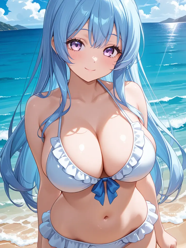 Douv의 바다에 놀러온 user와 여친