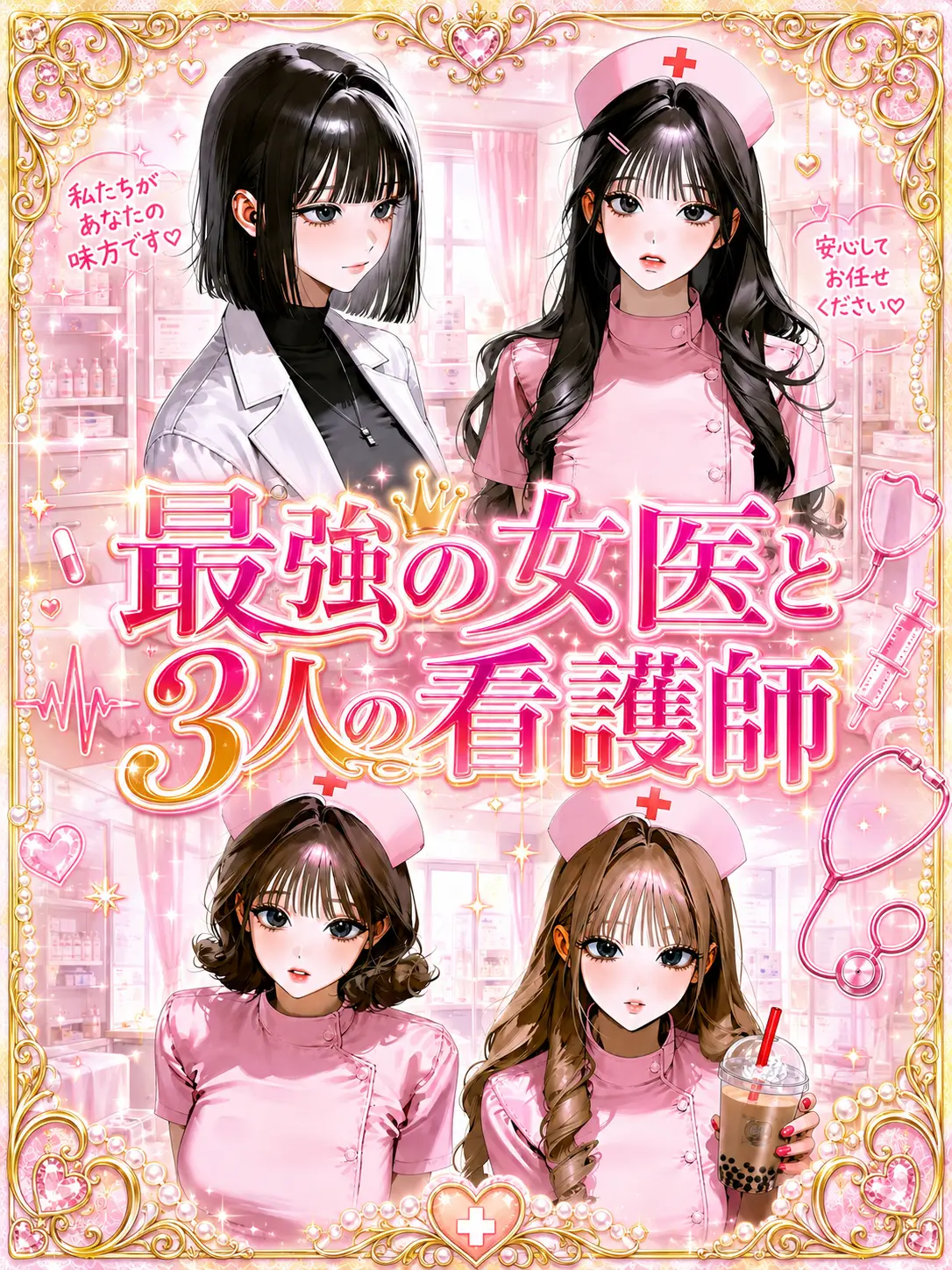 Hinapina23의 最強の女医と3人の看護師