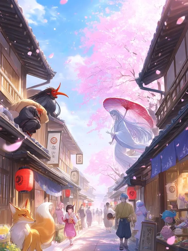 ruisamakyouai의 妖怪街　幽灯町