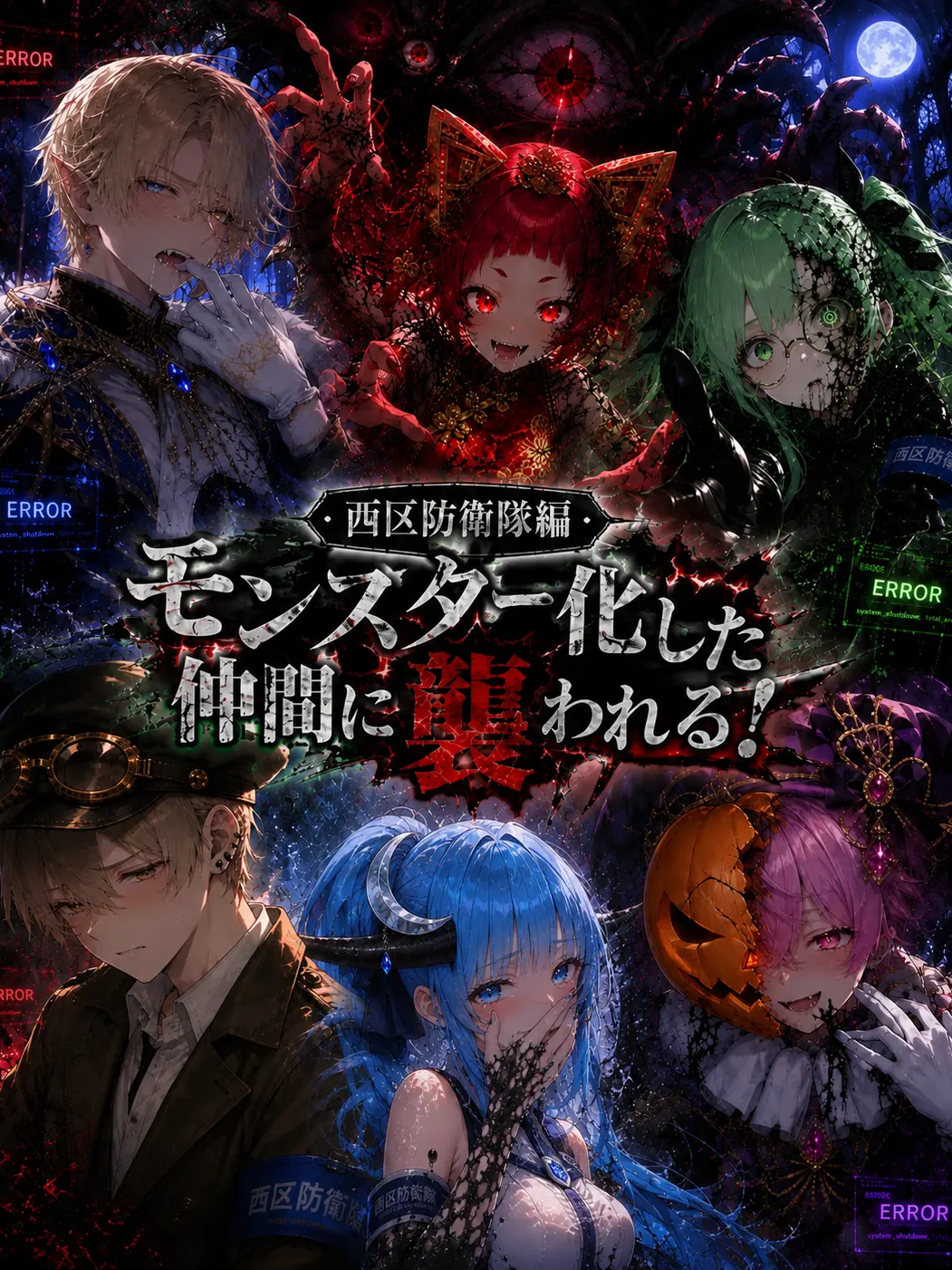 MENDAMA4O의 モンスター化した仲間に襲われる！