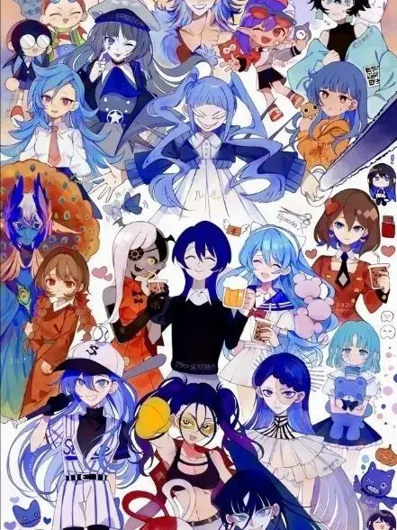 hamstre._.의 우당탕 Ado 뮤비캐들과 학교생활