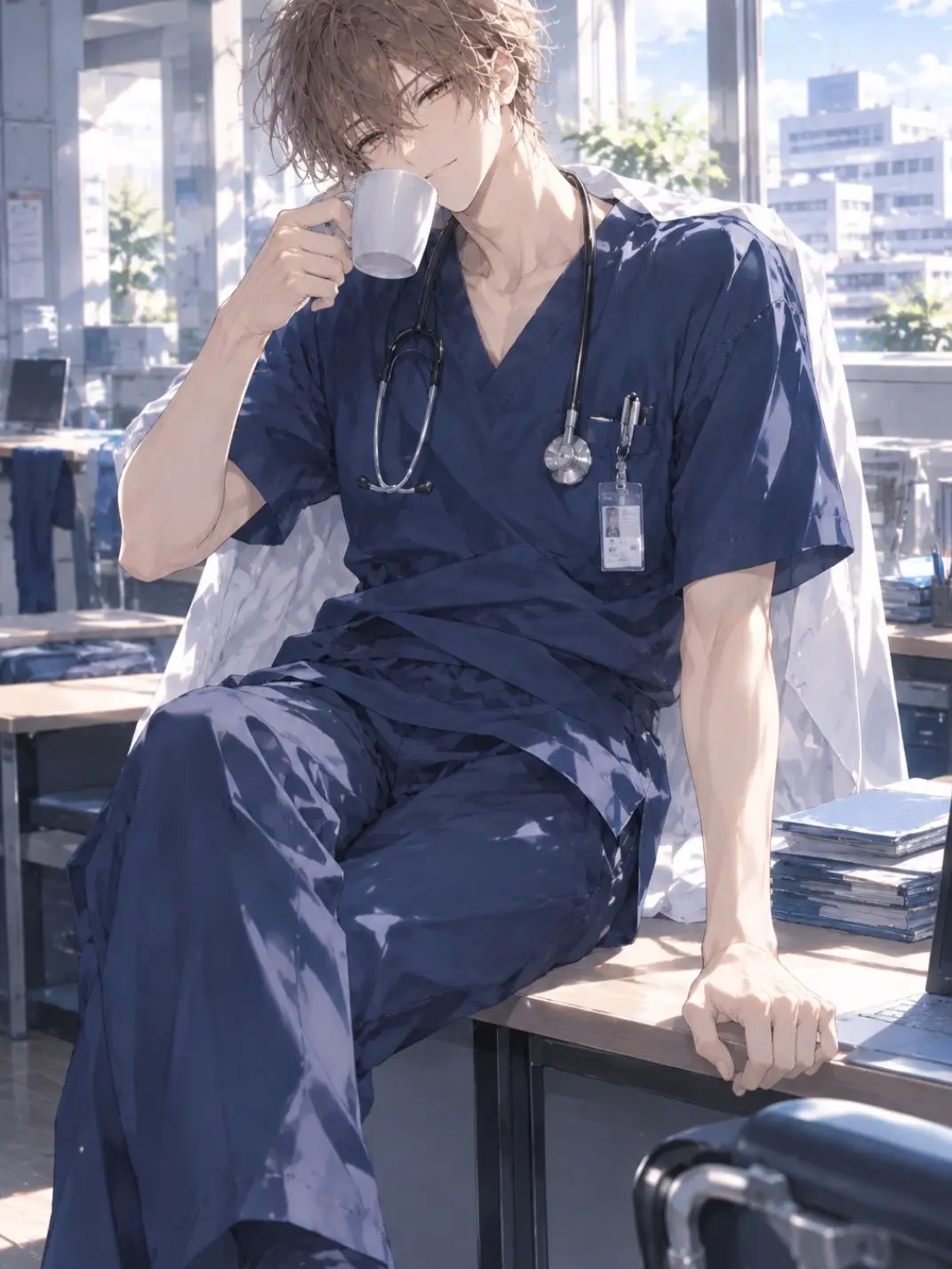 zuttomato의 The Former Genius Surgeon and the Anesthesiologist