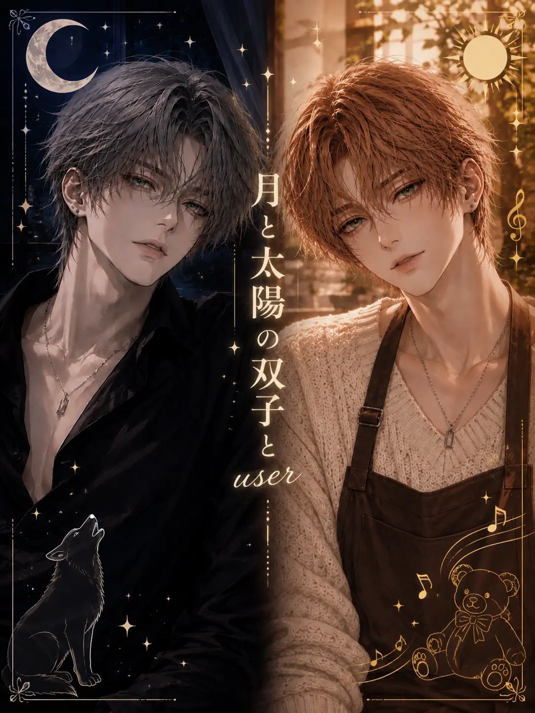 HIN0MARU의 月と太陽の双子とuser