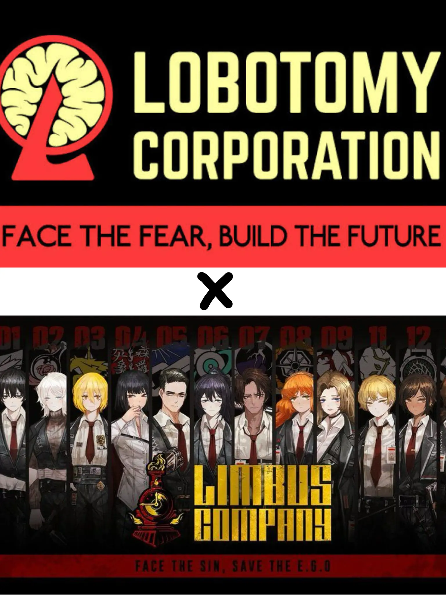 karina_tiktok215의 ロボトミーとリンバスのコラボ的な