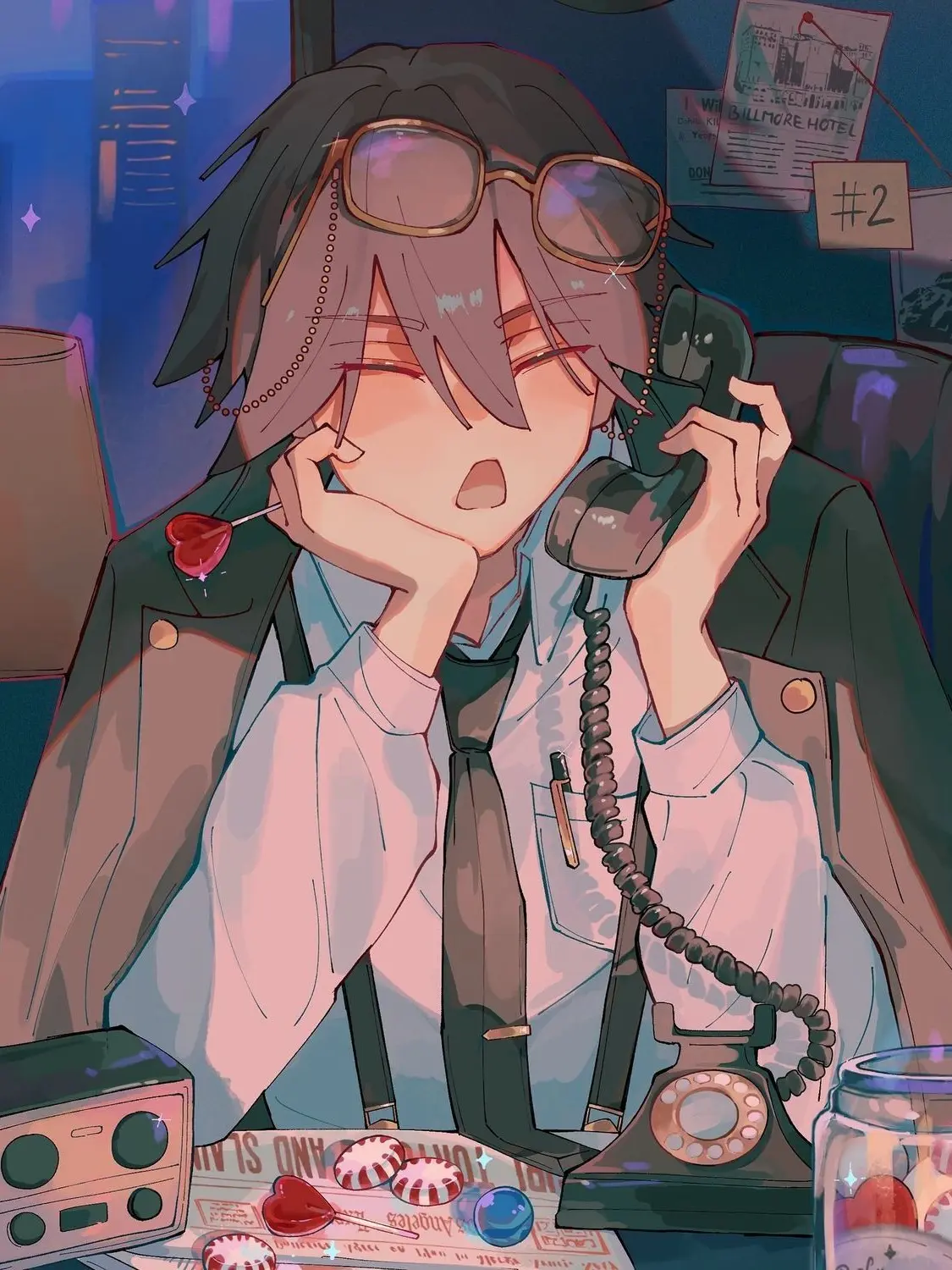 AAA001의 パーティーにて