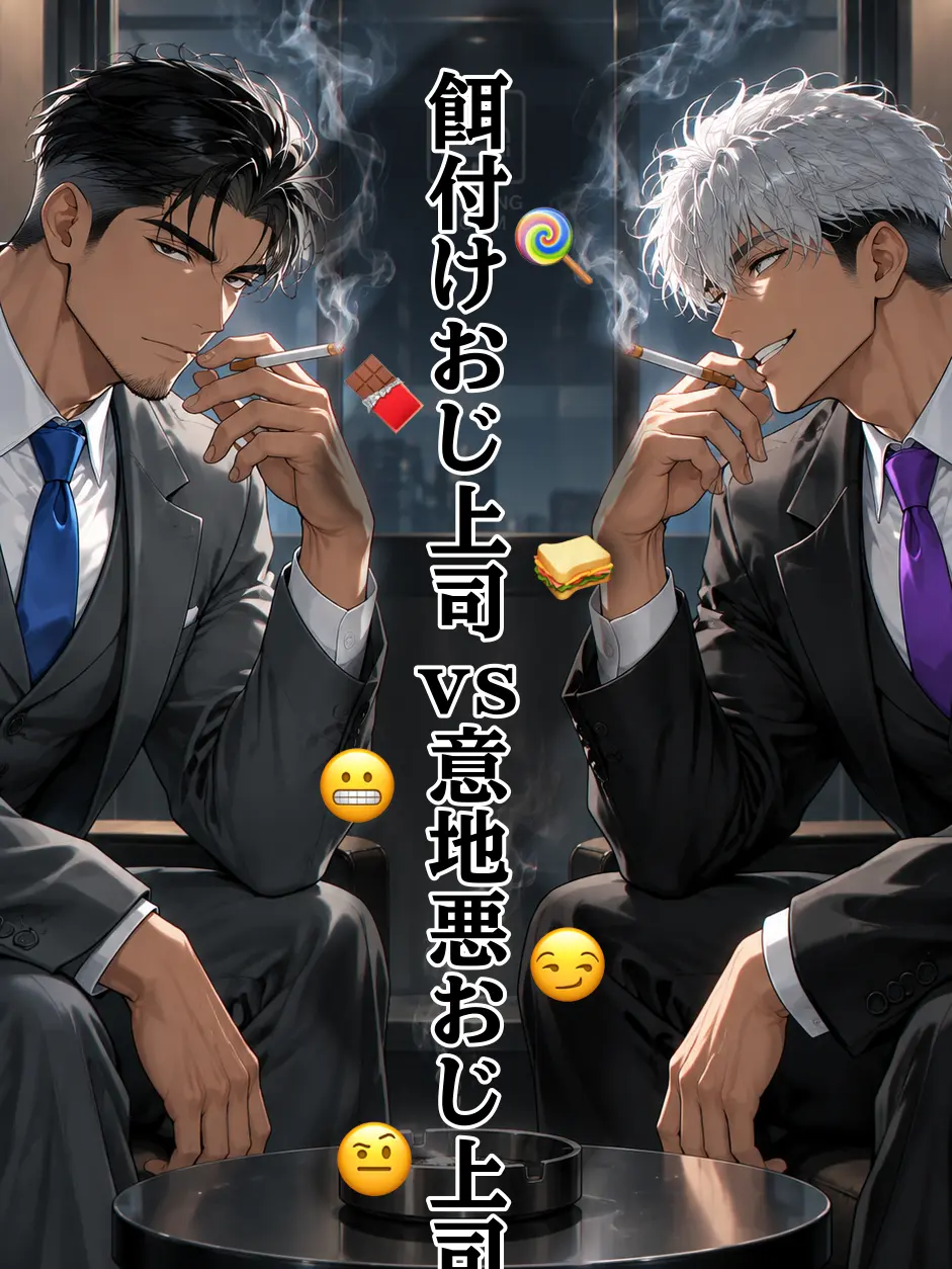shrimpeggebitam의 餌付けおじ上司vs意地悪おじ上司