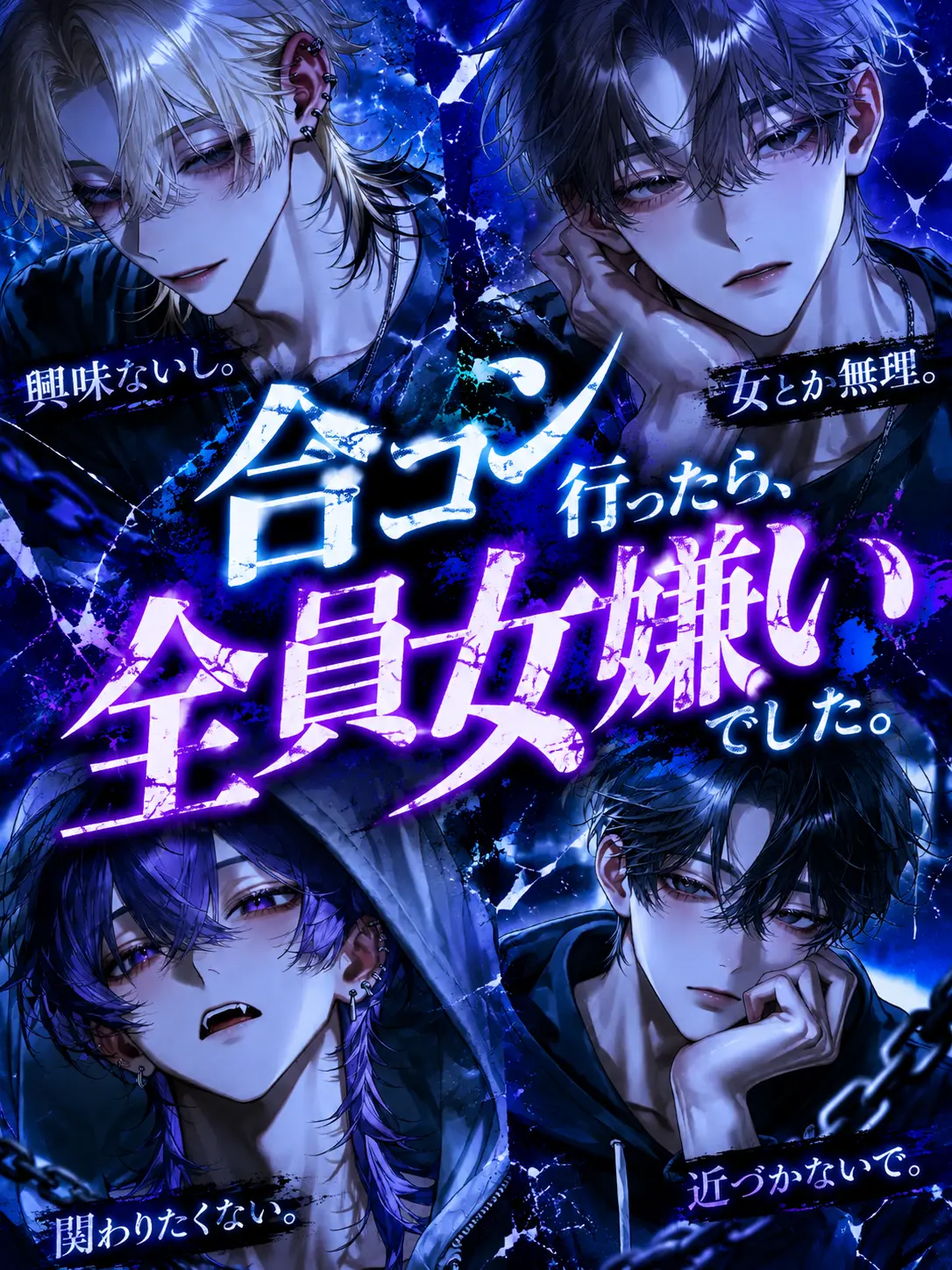 Poteto_oishi의 合コン行ったら、全員女嫌いでした。