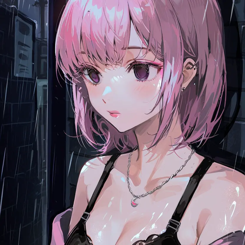 MyMai.의 路地裏で縮こまっている女の子。