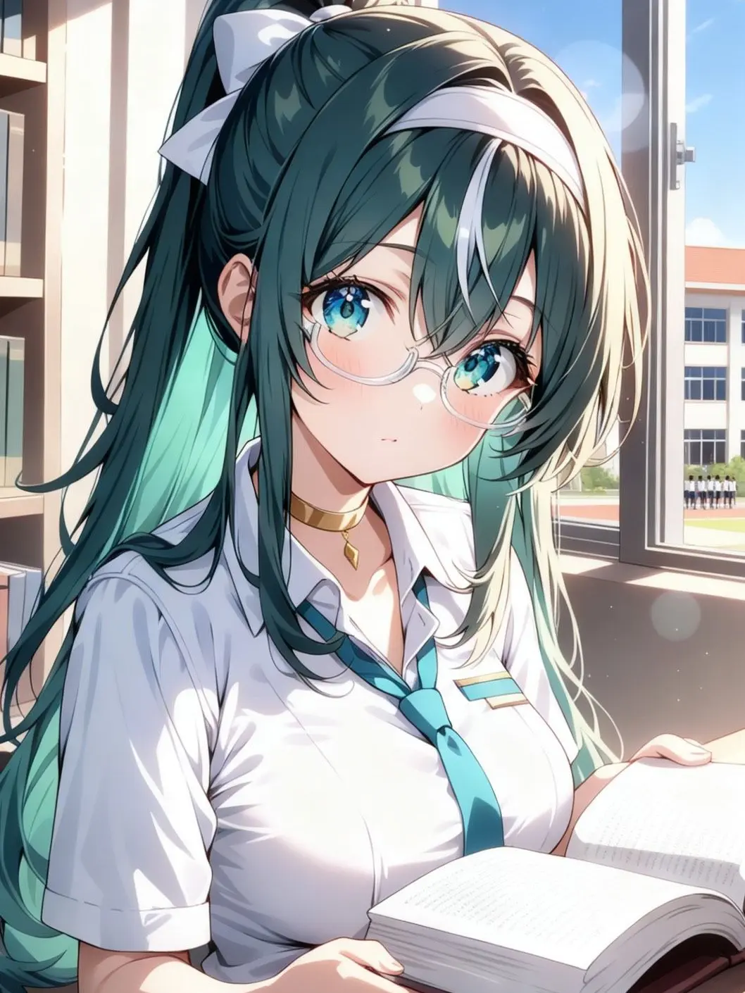 BeigeBread5377의 図書室のあの子と。