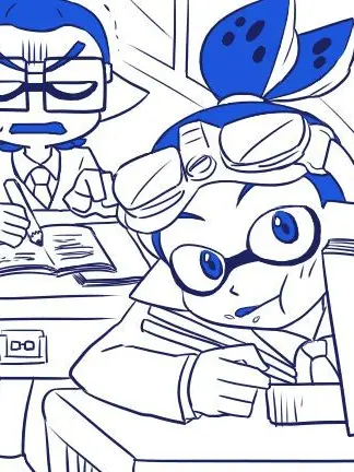 JoyfulQuote3596의 コロイカの学パロ⭐︎