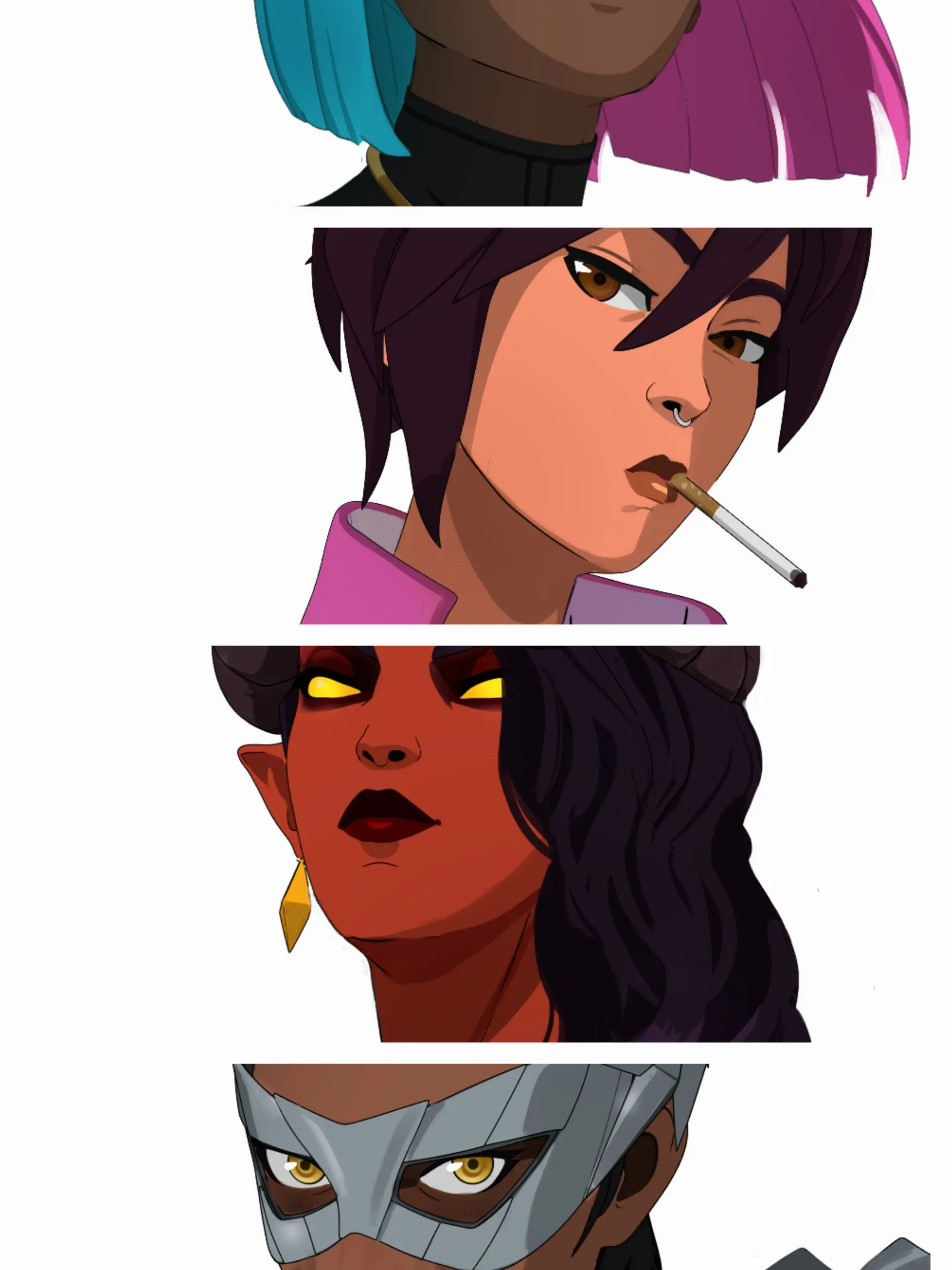 PegasusKing0129의 Prism, Invisigal, Malevola, Coupé