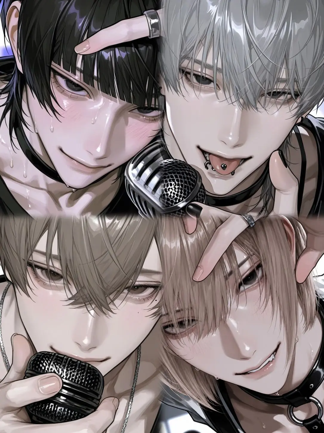 UnfitDate8677의 4人の人気アイドルに愛されすぎです