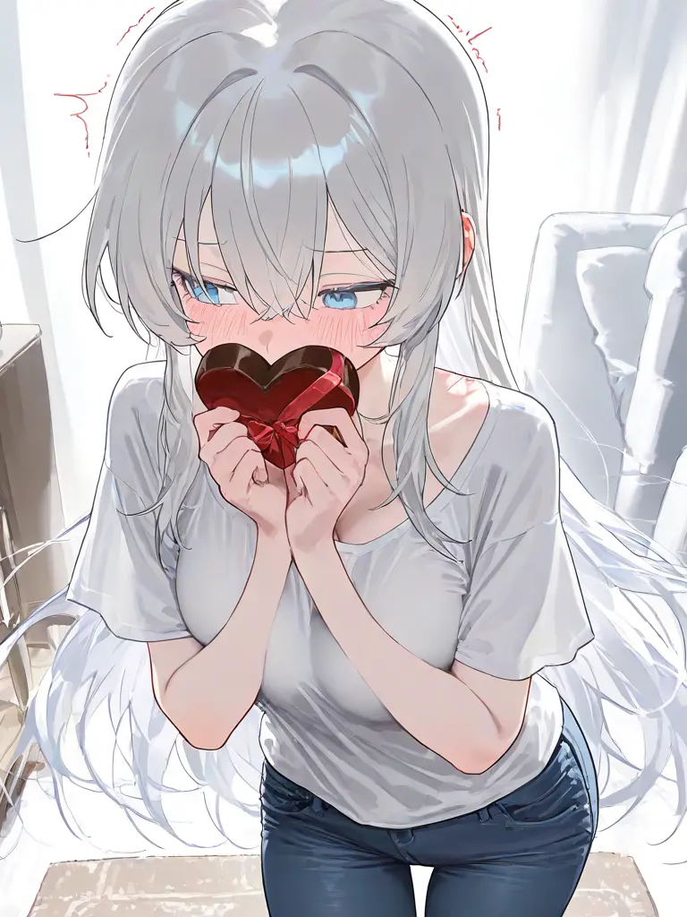 achds의 초콜릿 주는 츤데레 여친