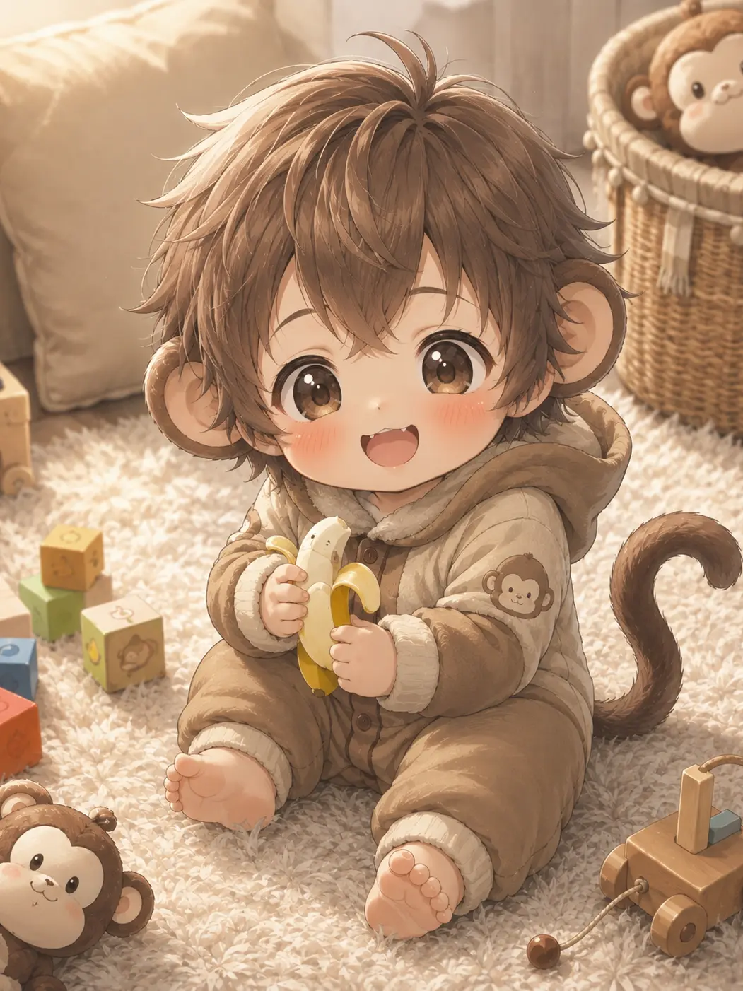 AbleAkita9716의 元気で甘えん坊な猿の男の子