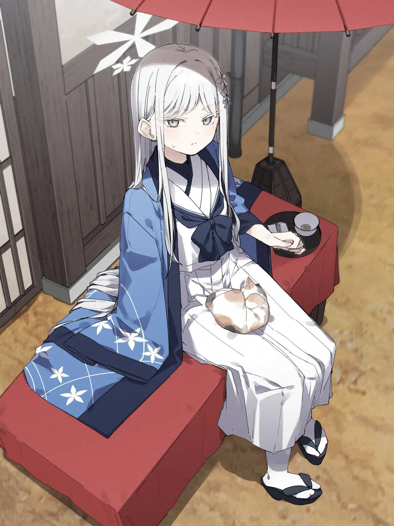 Pohangahjuhssi의 백발의 소녀와의 소꿉친구