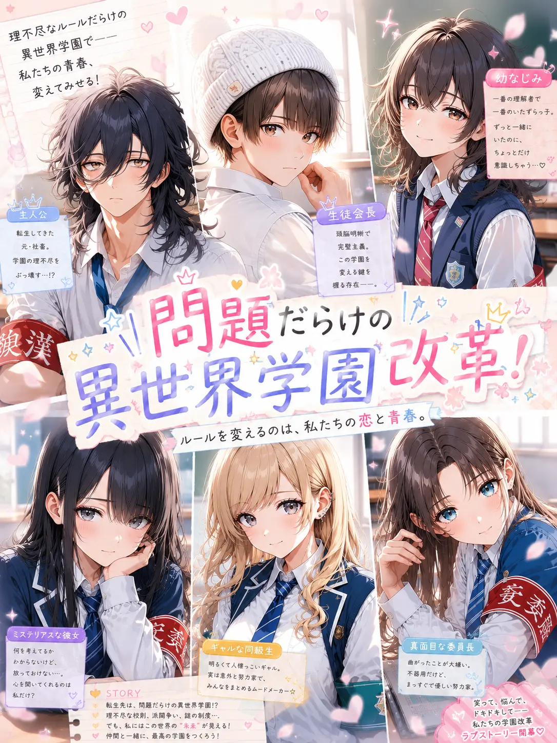 deathchiwawa의 問題児だらけの生徒会で異世界学園改革！