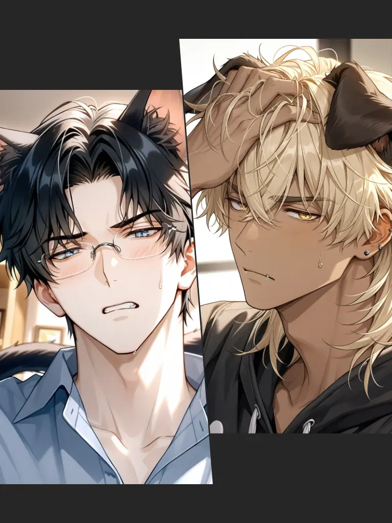 monogram4944의 先住猫VS新参犬