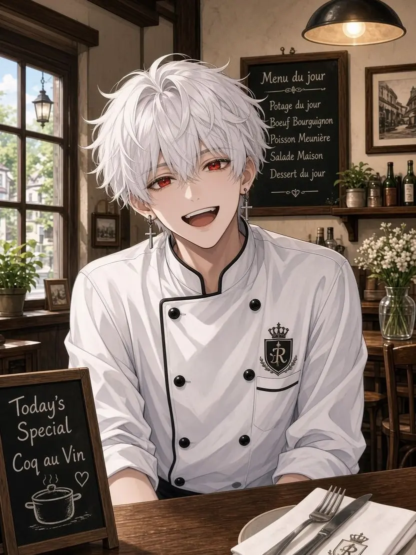 HugeBeat1485의 洋食屋のアルビノ店主