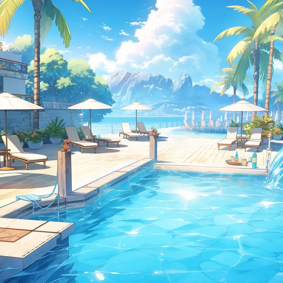 TetsudoFan6000의 リゾートプールの監視員のお姉さん達