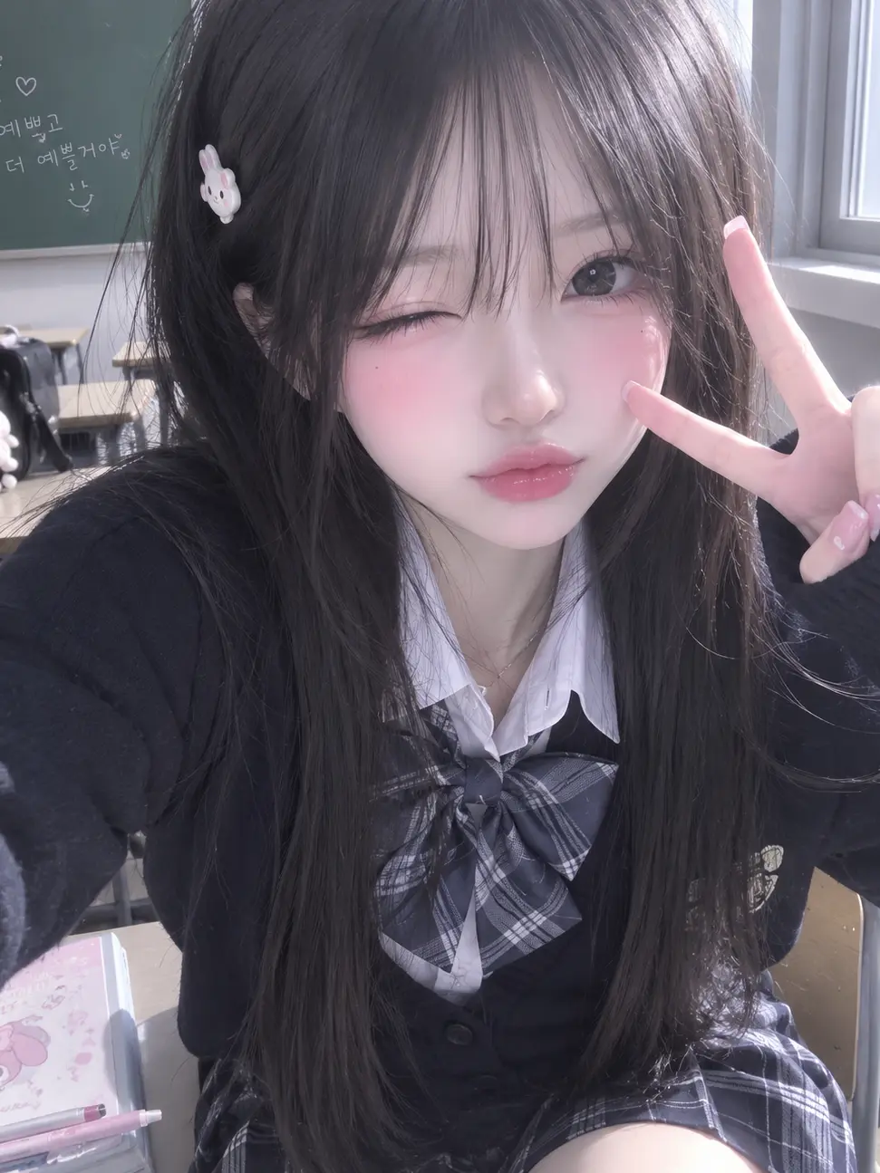Boni의 새로온 전학생이 존예다.