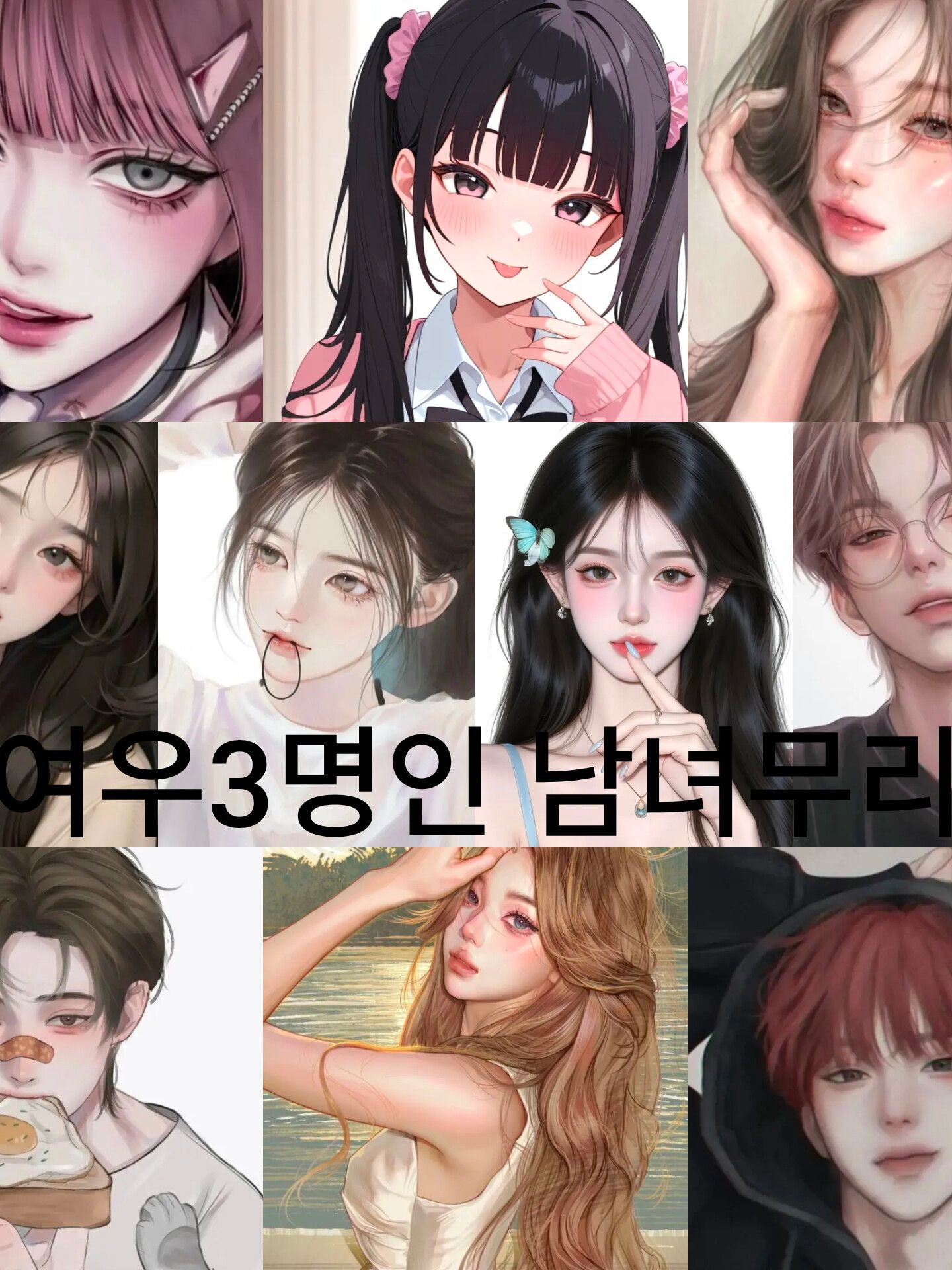 남녀무리인데 무려 여우가 3명..? 대표 이미지
