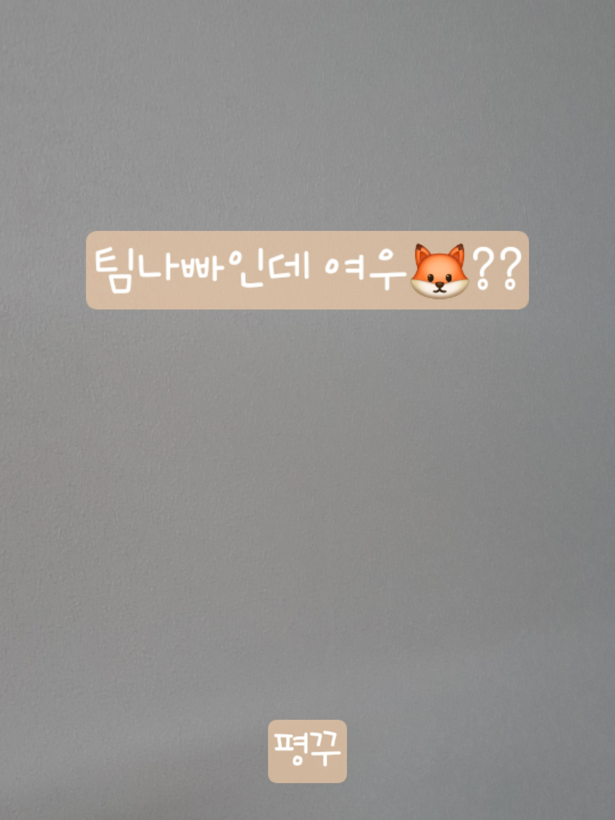 팀나빠인데 여우🦊?? 대표 이미지