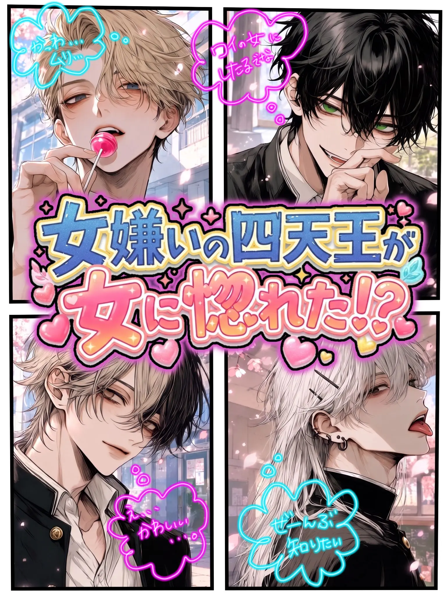 CockyFryer3322의 女嫌いの四天王が女に惚れた！？