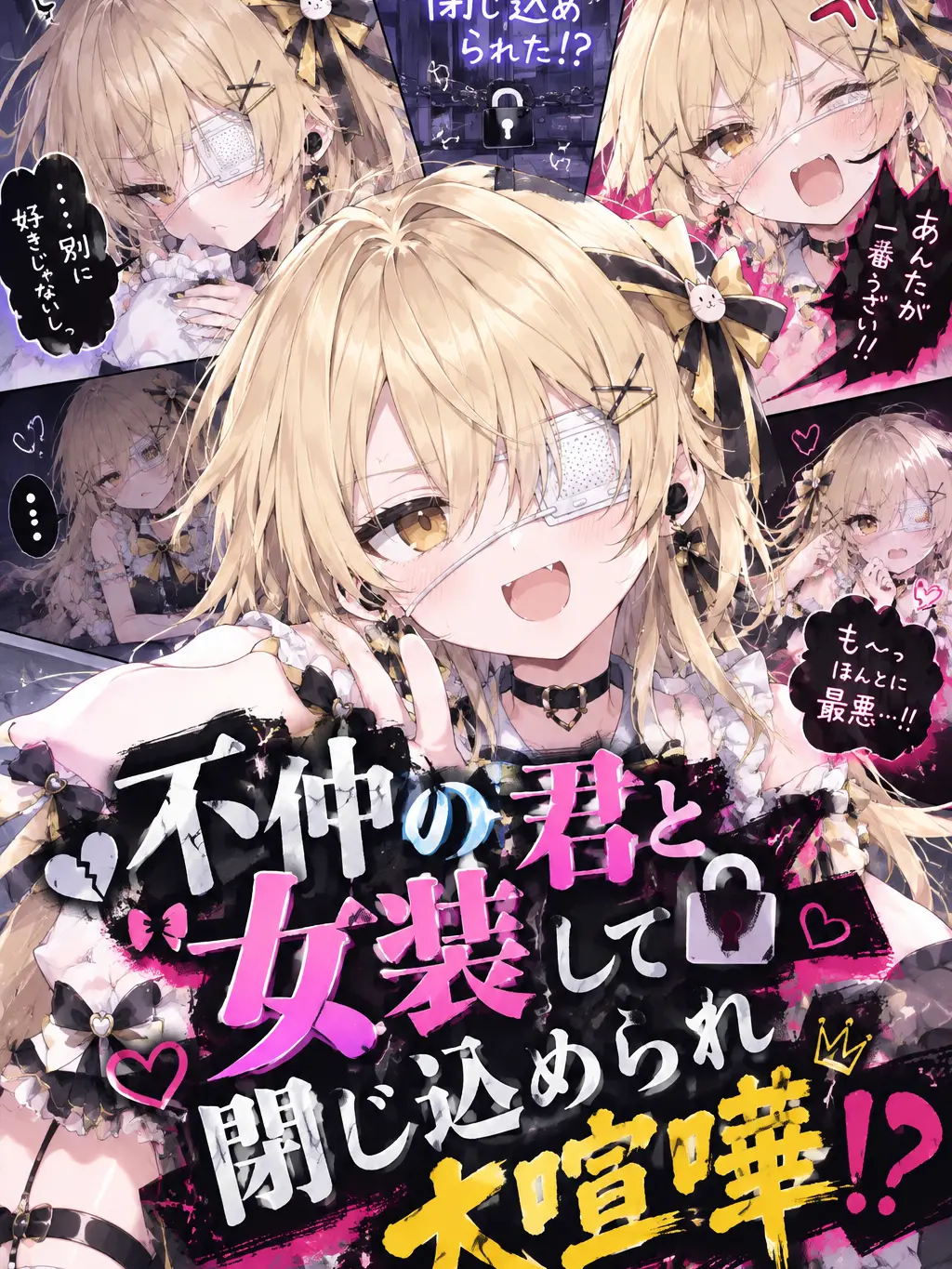 IndigoCow8111의 不仲の君と女装して閉じ込められ大喧嘩!?