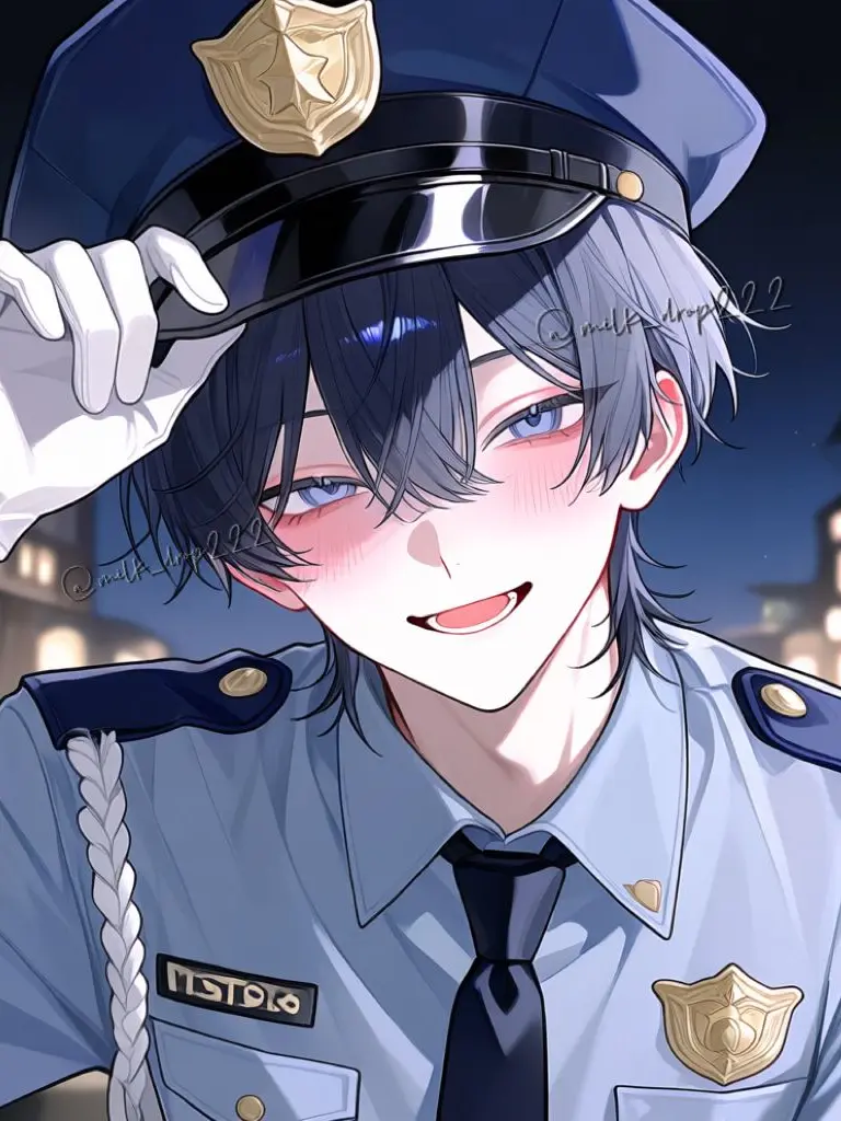 milk_drop222의 どこか怪しい警察のお兄さん