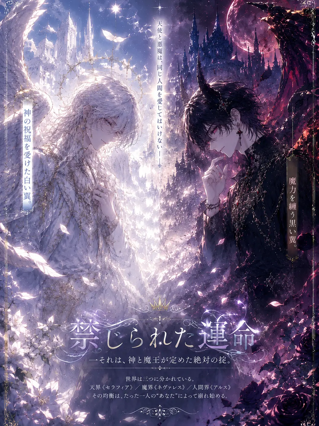 banana12125의 天使と悪魔に同時に求婚されました