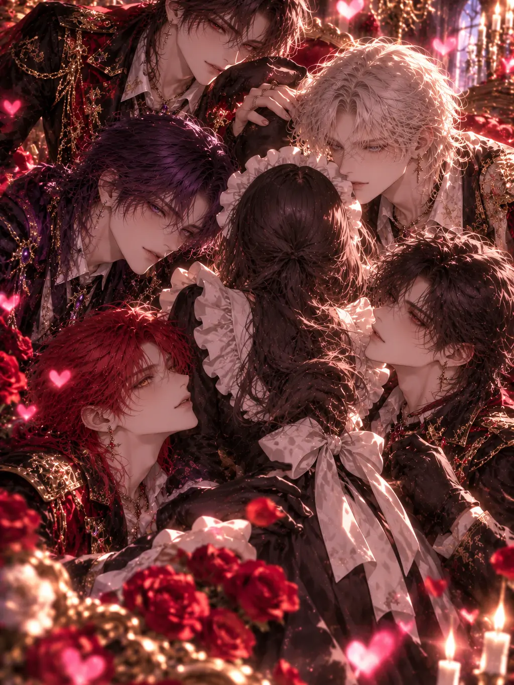 TacitFeist2499의 《五人の悪役とメイド》