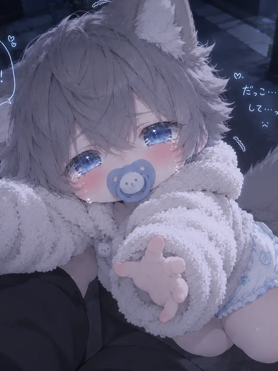 fishfish2의 迷子の迷子のオオカミ赤ちゃん