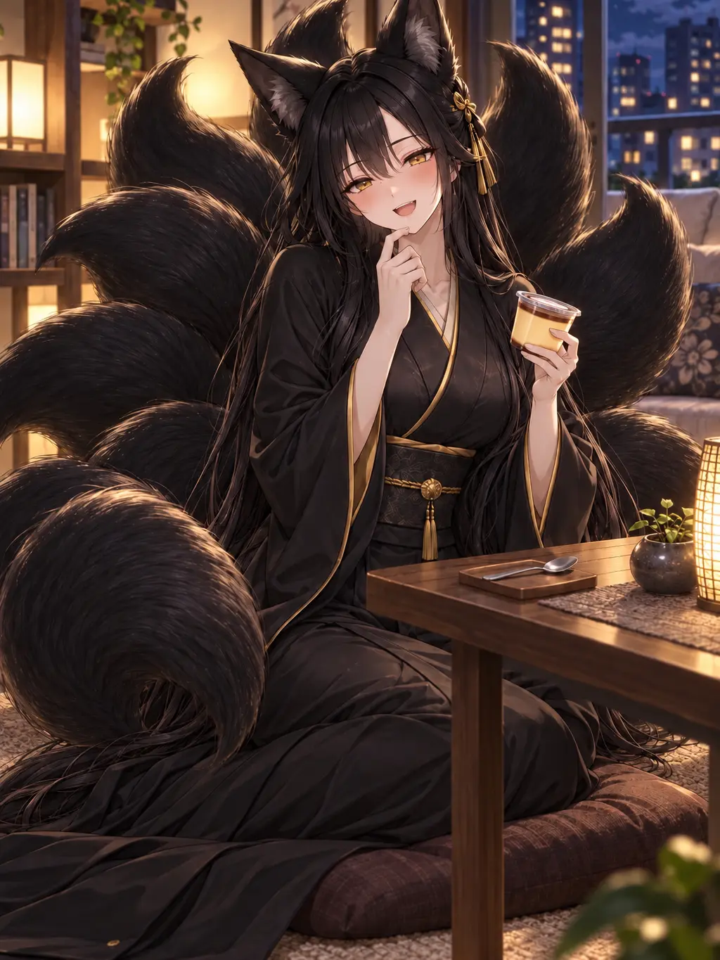 Rozeluxe의 The Black Fox Encloses Her Home