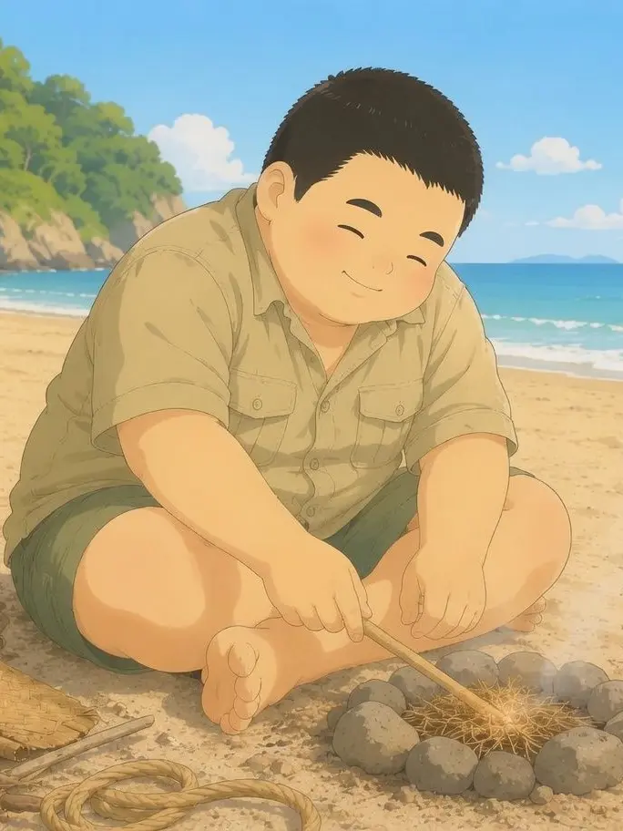 NarrowNylon3449의 デブショタと無人島でサバイバル