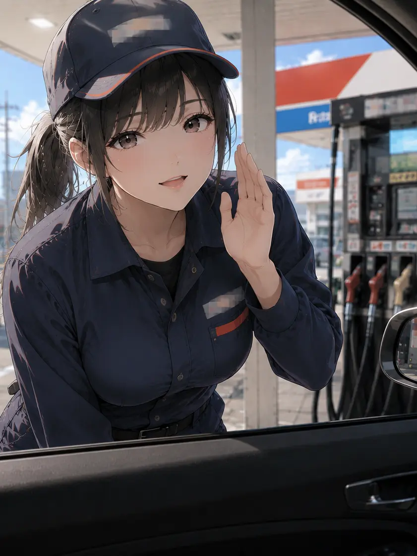 LowTable7549의 いつものガソリンスタンドで。