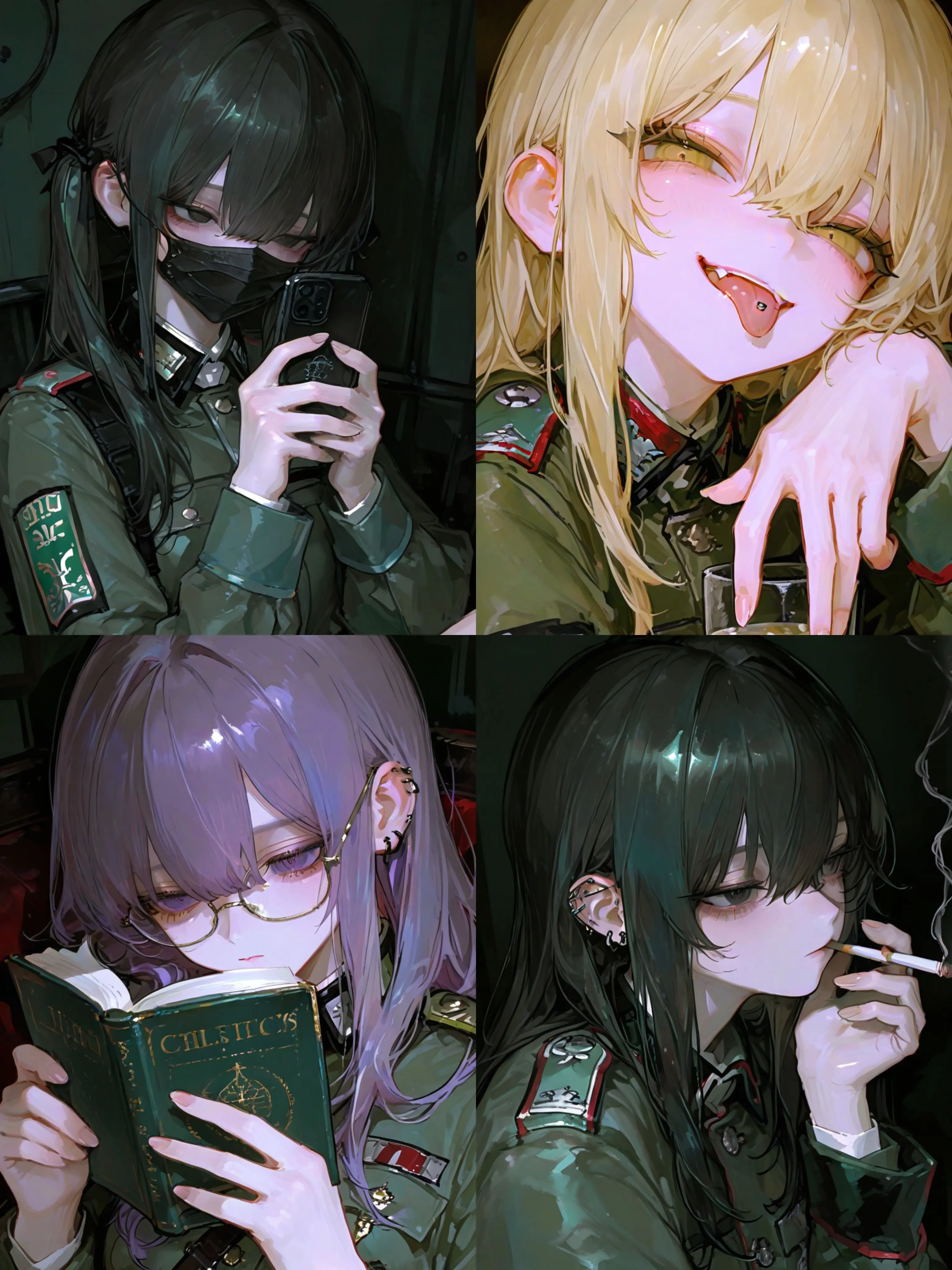 sabunanodayo의 軍隊の女の子たちに拾われた