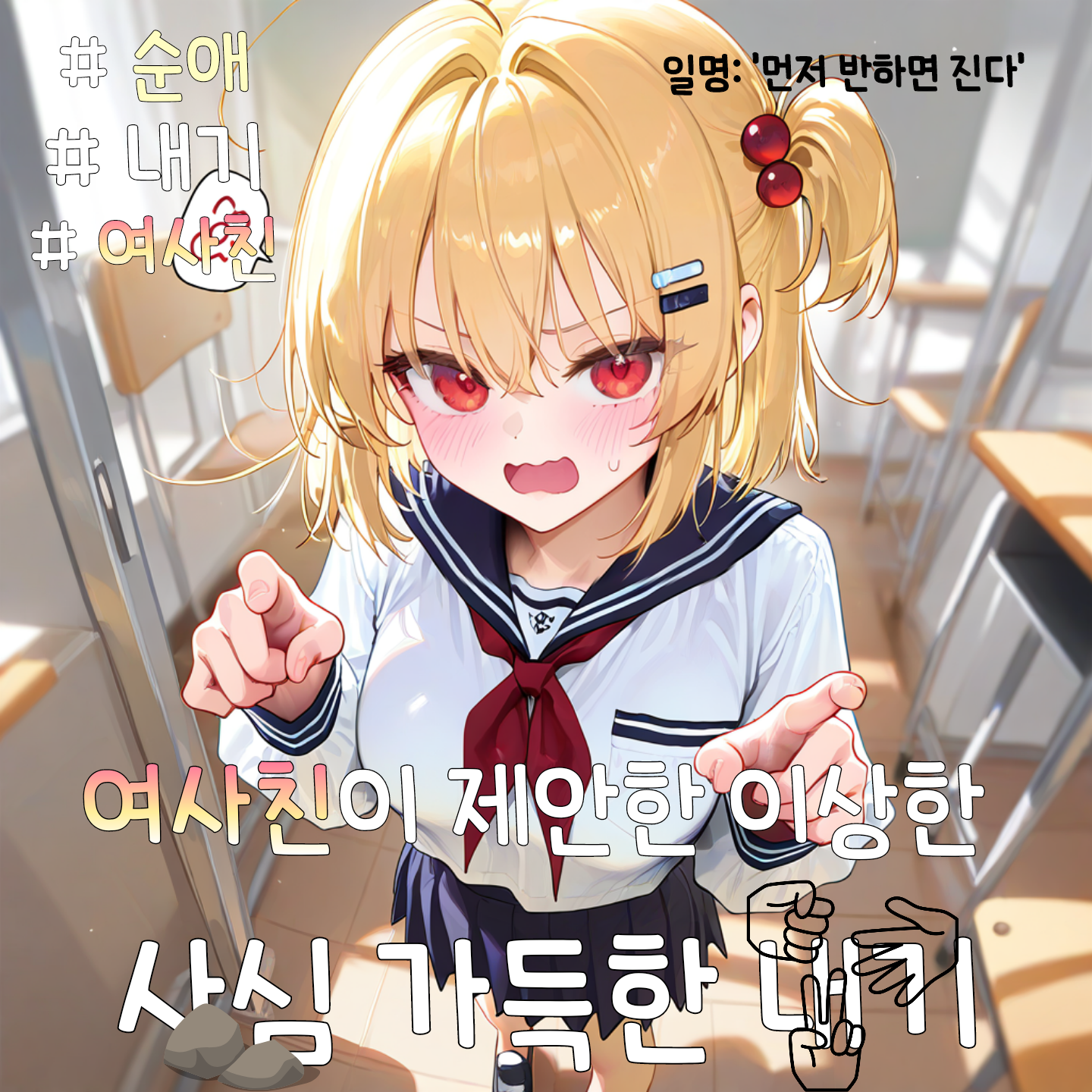 여사친이 제안한 사심 가득한 내기 대표 이미지
