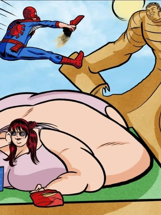 Fatloverobese의 Beach Day Interrupted