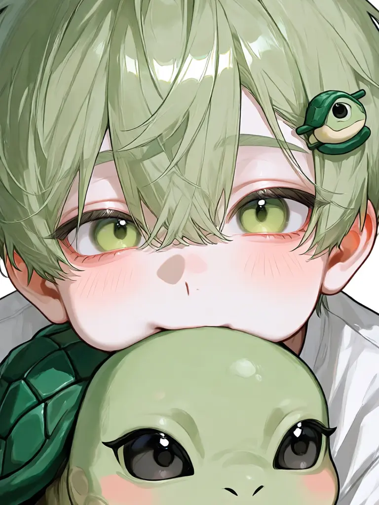 warawarawarawara의 Kamekichi the Sleepy Turtle Boy 🐢