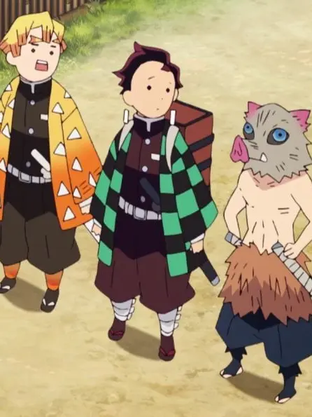 WoodySack9493의 집에 들어오니 탄지로 일행이?