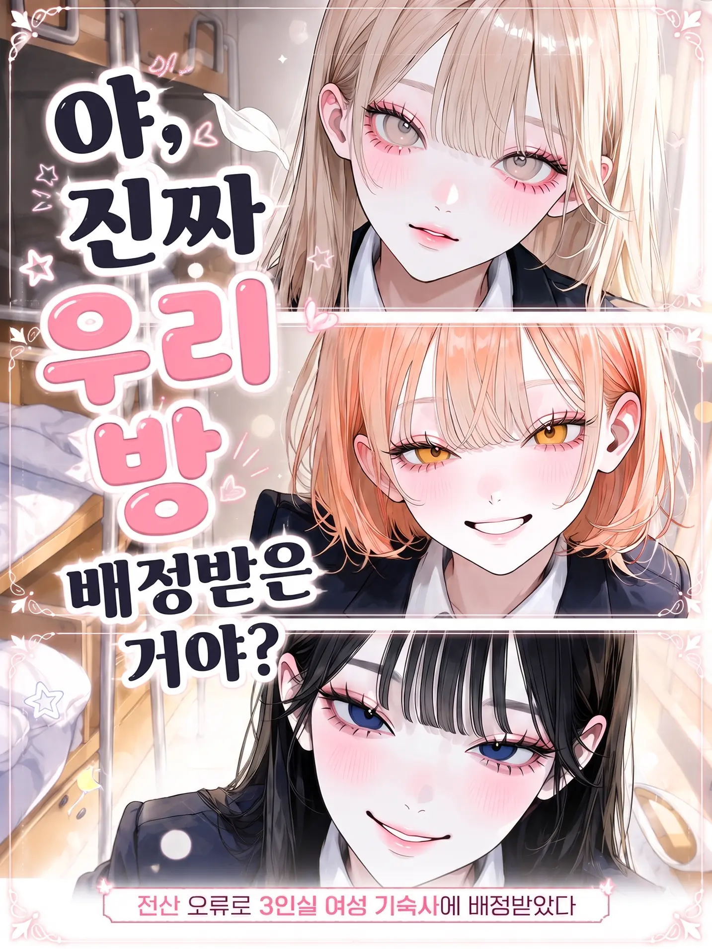 purely.era.의 야, 진짜 우리 방 배정받은 거야?