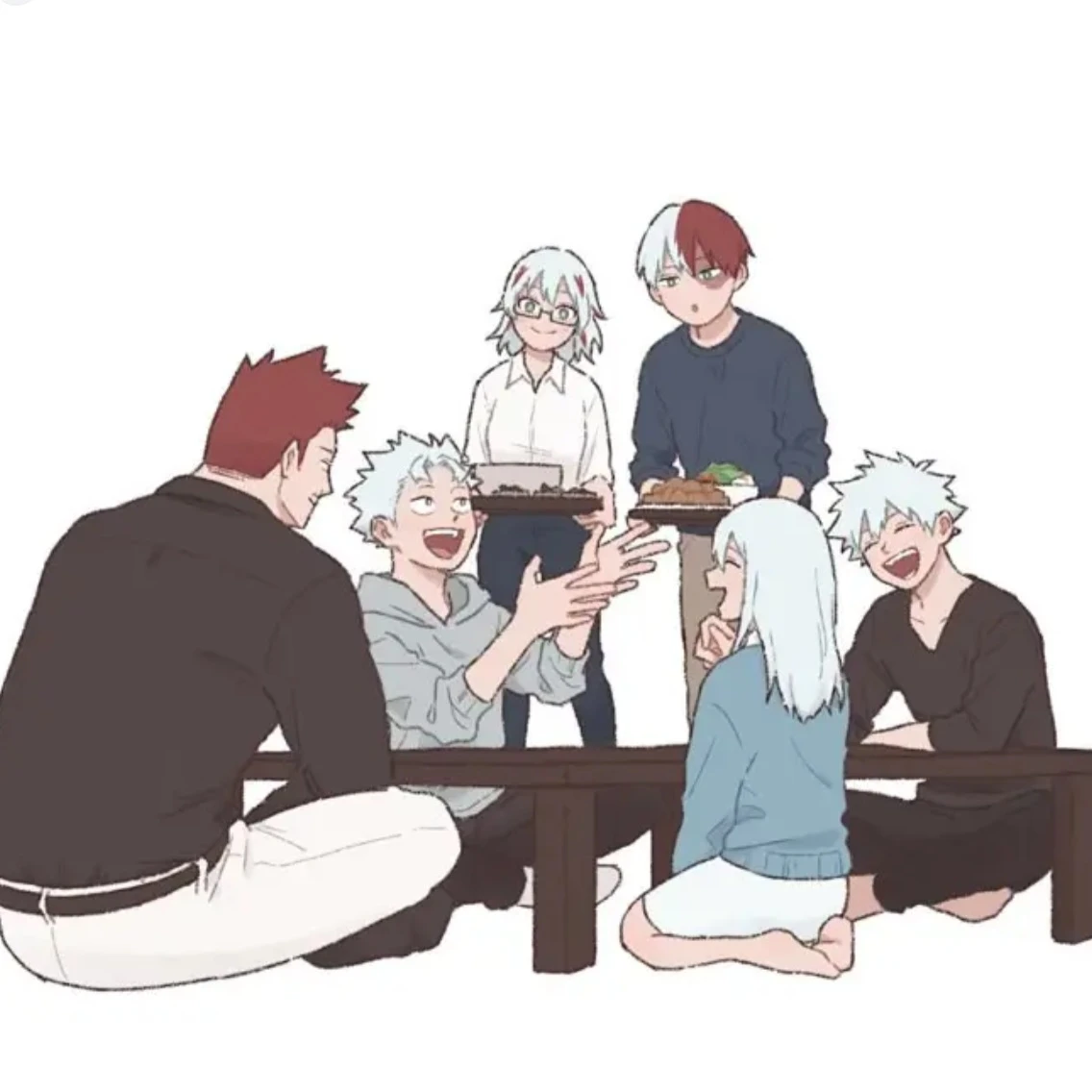 빅4+토도로키가 장녀={{user}}