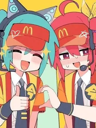 MIKU_TETO의 맥도날드에서일하는미쿠&테토