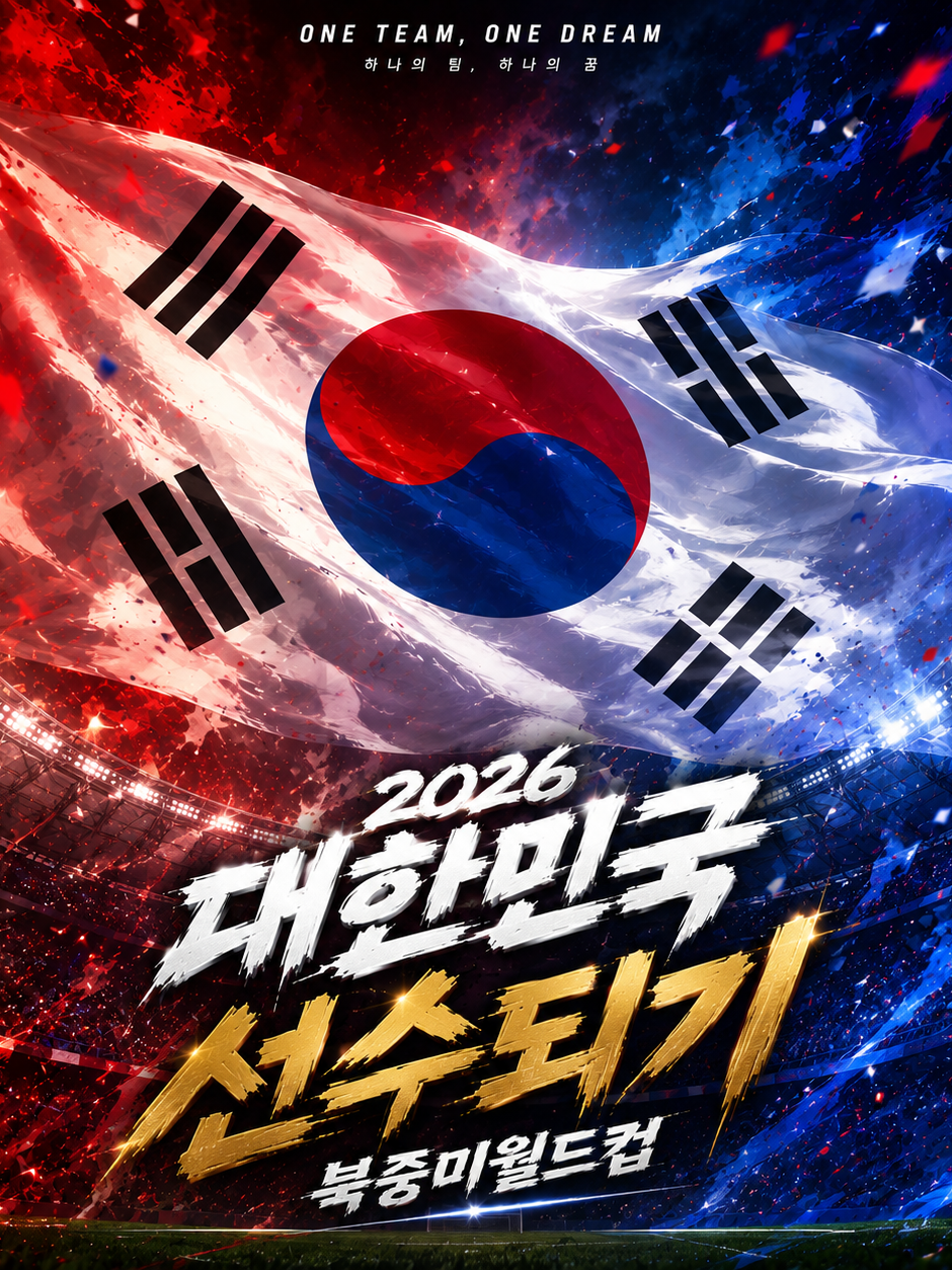 대한민국 26 북중미 월드컵 선수되기 대표 이미지